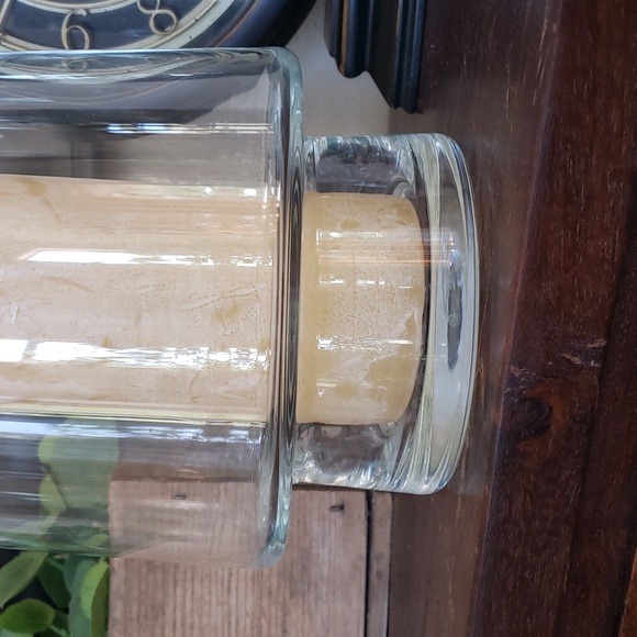 CRATE&BARREL Glass Hurricane Candle Holder Vase - Picture 4 of 8